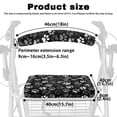 thumbnail image 6 of HELLHERO Paw Print Rollator Walker Cover Seat & Back Covers and Easy Installation Breathable for Seniors Adult, 6 of 7