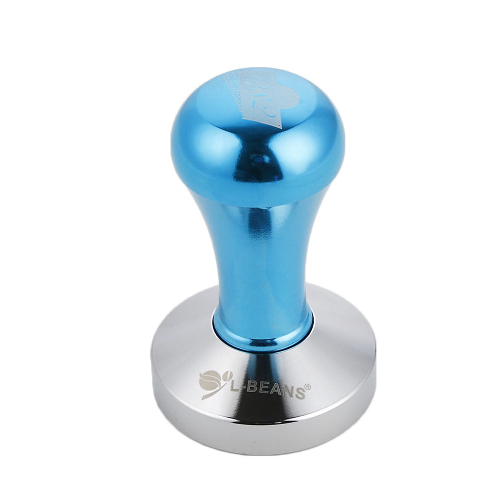 Blue Stainless Steel Coffee Tamper Espresso Tamper Base Coffee Bean Press USA