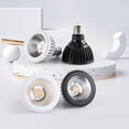 thumbnail image 2 of Foco LED E27 COB regulable PAR20-38 7 W/12 W/20 W CA 85-265 V Lámpara colgante de mesa CRI95 para sala de estar, comedor y supermercado, 2 of 5