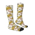 thumbnail image 3 of Balery Bird Sunflowers Printed Novelty Socks Men's Women's Crew Socks Sports Socks Knee High Socks Cotton Socks Quirky and Cool Socks, 3 of 9