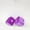 Purple, variant on Car Mirror Hanging Dice, 1 Pair Retro Square Plush Dice with Dots, Cute Interior Ornament
