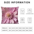 thumbnail image 5 of BANET  Doule-Sided Printed Mother's Day Heart Ballon Throw Pillow Covers, Square Pink Tulips Butterfly Couch Cushion Cover Hidden Zipper Pillowcase Home Sofa Decor 18x18in, 5 of 5