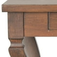 thumbnail image 6 of SAFAVIEH Colman Traditional One Drawer Storage Side Table, Brown, 6 of 7