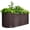 CaféBronze, variant on A ANLEOLIFE 30" Extra Tall Galvanized Raised Garden Beds Outdoor, 3x2.5ft Round Metal Planter Boxes for Planting Vegetables, Flowers, Fruits, Eco-Safe & Easy Setup, CaféBronze