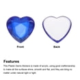 thumbnail image 4 of 60 Pcs Rhinestone de Corazón Acrílico 12mm Stickers de Gemas de Plástico para Manualidades, Azul Oscuro, 4 of 7