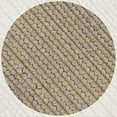 thumbnail image 5 of Homespice Decor 310675 27 x 45 in. Biscuit Ultra Durable Rectangular Braided Rug - Brown, 5 of 5