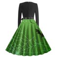 thumbnail image 3 of Long Sleeve Dress,Long Dress for Women Summer,Womens Fashion Casual Printing Long Sleeve Round-Neck Dress,Casual Summer Dress for Women,Dress for Women Casual Summer, 3 of 3
