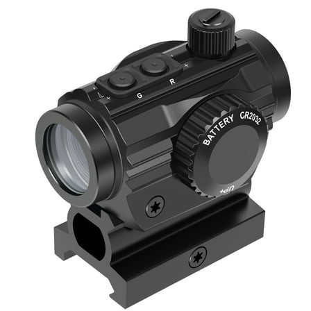 Feyachi RDS-36 1x22mm 5 MOA Sight Red & Green Dot with 0.83” Riser Mount Absolute Co-Witness Height