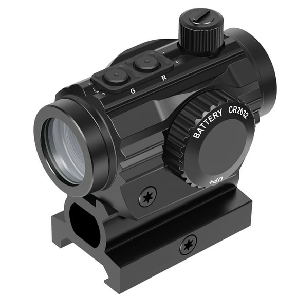 Feyachi RDS-36 1x22mm 5 MOA Sight Red & Green Dot with 0.83” Riser Mount Absolute Co-Witness Height