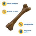 thumbnail image 6 of N-Bone  The Original Dried Long-Lasting Dental Chew Bones for Dogs, Chicken Flavor, Large, 2 count, for Medium and Large Breeds, Natural Alternative to Plastic Chew Toys, Made in USA, 6 of 6