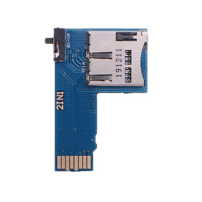 Sardfxul Dual TF Micro SD Memory Card Adapter 2 System Dual TF Card