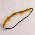 thumbnail image 4 of EeaseMX 5 guirnaldas hawaianas de girasol para el cabello, guirnaldas para fiestas, simulan una banda para el cabello con flores, estilo bohemio, tocado, tema de playa, regalos para fiestas, 4 of 7