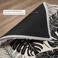 thumbnail image 6 of Addison Rugs Dream Shag Premium Machine Washable Transitional Large Leaves Midnight Rectangle Rug, 5' x 7'6", 6 of 8