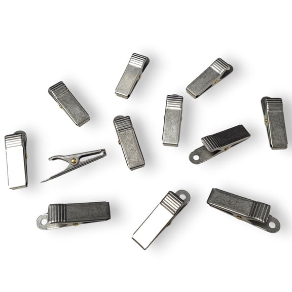 Micro-Mini Clamps, Alligator Jaw (3/8 Inch Capacity, Set of 12)