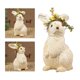 thumbnail image 3 of Conejo de Pascua de paja de de Pascua, artesanías de animales, conejo de paja para jardín, escritorio, adorno de vacaciones de Navidad Fanmusic Conejo de Pascua de paja, 3 of 7