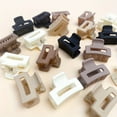 thumbnail image 5 of Korean Mixed Hair Mini Small Grab Clip Matte Milk Coffee Color Girl Bangs Cute Hairpin Small Grab Clip Side Hair Clip Hair Acces, 5 of 8