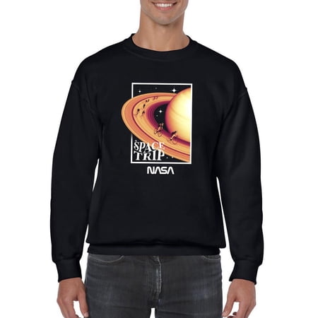 NASA Nasa Space Trip Saturn Sweatshirt Men -NASA Designs Male Small