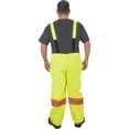 thumbnail image 2 of RZ1000 Rain Bib Pants, Polyester, Small, High Visibility Lime-Yellow, 2 of 2