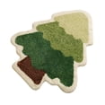 thumbnail image 3 of Lipstore Christmas Tree Rug Bathroom Rug Good Absorbent Soft for Christmas Decor Non Slip B, 3 of 8