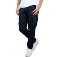 thumbnail image 3 of 3-Pack Men's Flex-Stretch Cotton Cargo Pants, 31-Inch Inseam - Comfortable and Durable, 3 of 6