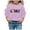 Purple, variant on Ccpelsie Boys and Toddlers' Regular Fit Crew Neck Sweatshirt Pullover Fall Winter Top for Kids(Purple,5-6 Years)