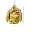 thumbnail image 3 of cus . Creativo Acrílico Bombero Bolsa Colgante Llavero En La Decoración Del Árbol De Navidad, 3 of 4