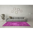thumbnail image 3 of Ahgly Company Indoor Square Oriental Pink Traditional Area Rugs, 6' Square, 3 of 4