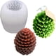 thumbnail image 3 of ZQYSING Molde de vela de piña de Navidad, molde de silicona de piña de Navidad 3D para hacer velas, cera de aromaterapia, resina epoxi, jabón de fundición, regalo de Navidad, decoración del hogar, 3 of 4