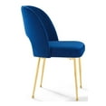 thumbnail image 2 of Modway Rouse Performance Velvet Dining Side Chair, Navy, 2 of 2