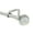Pewter, variant on Urbanest 3/4" Diameter Mason Drapery Rod, 84" to 120", Glossy White