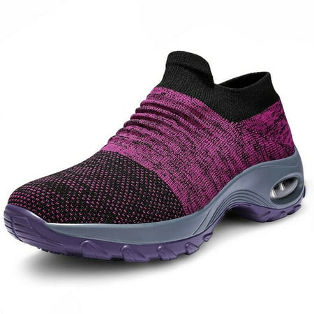 

Women Soft Trainers Air Cushion Walking Sneakers Breathable Tennis Running Shoes