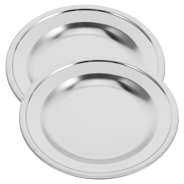 unbranded 2Ud Silver Stainless Steel Wine Coaster Para Protección De Superficies En Casa