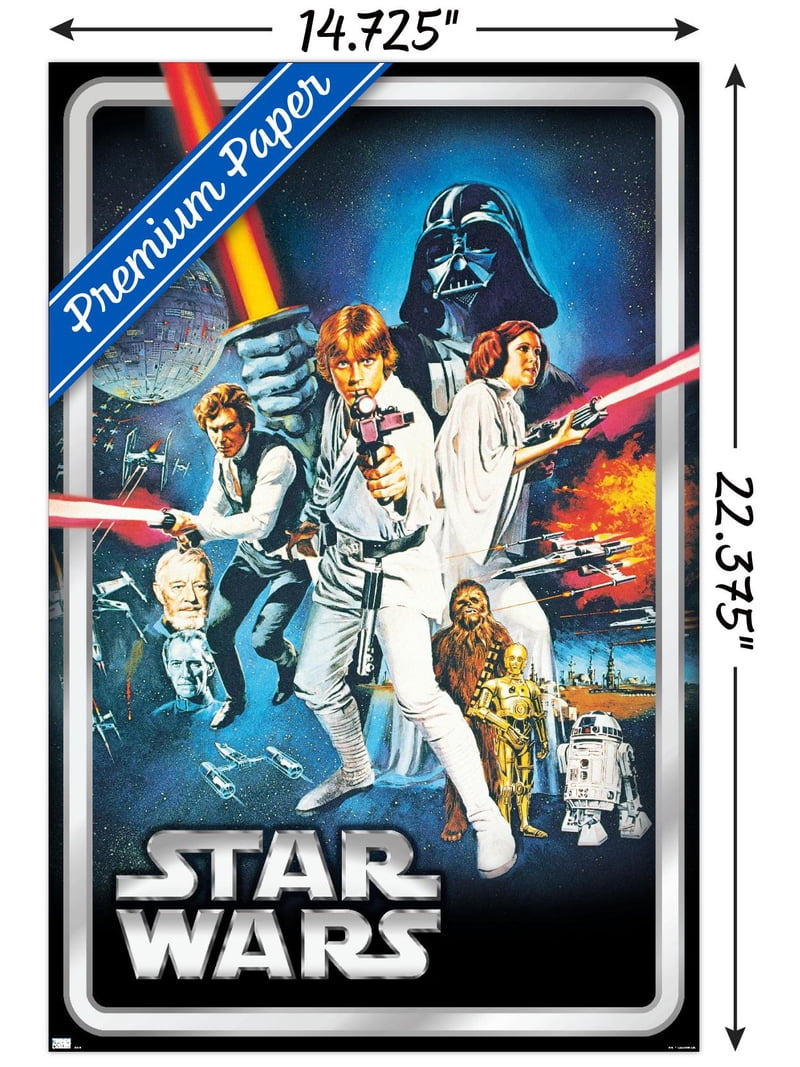 Star Wars: A New Hope - Classic Pose Wall Poster, 14.725