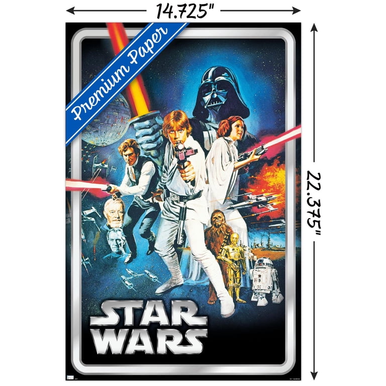 Star Wars: A New Hope - Classic Pose Wall Poster, 14.725