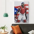 thumbnail image 4 of Yadier Molina Canvas Poster Picture Print Canvas Poster Wall Paint Art Posters Decor Modern Home Artworks Gift 12x18inch(30x45cm), 4 of 6