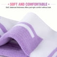 thumbnail image 5 of EALLCO Womens Quarter Socks 8 Pairs Athletic Performance Cushioned Running Workout Ankle Socks for Women, 5 of 9