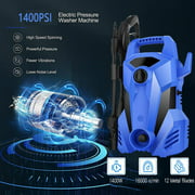 1.6GPM Electric Pressure Washer 1400PSI Pressure Washer 1400W Power Washer with Adjustable Spray Nozzle, Soap Bottle Pressure Cleaner