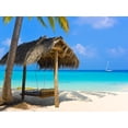 thumbnail image 2 of Swing Tropical Beach Wall Mural by Wallmonkeys Peel and Stick Graphic (48 in W x 36 in H) WM219957, 2 of 4