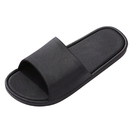 

Sandals Women Heels Slip On Mens Couple Shoes Solid Color Non Slip Open Toe Slippers Summer Home Bathroom Platform Slippers Womens Shoes Flats
