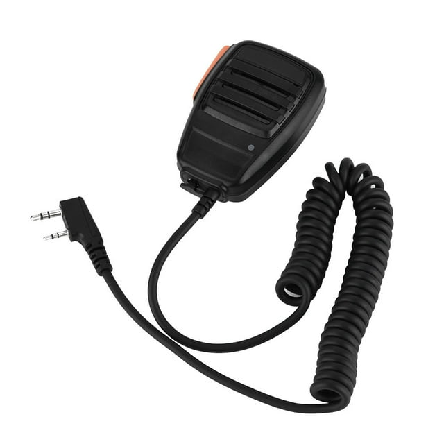 Shoulder Mic, Convenient Plastic Portable 2Pin Talkie Speakers Handheld With Clip For UV5R/888S