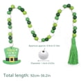 thumbnail image 3 of Hemp Rope Tassel Beading Creative Colorful Wooden Bead String DIY Home Holiday Decoration, 3 of 8