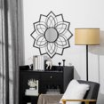 thumbnail image 2 of HOMCOM 31" x 31" Modern Round Wall Mirror for Living Room, Decorative Decor, 2 of 10