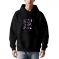 thumbnail image 2 of Chandail à Capuche à Manches Longues pour Hommes avec Poche avant Violet'comme' Design & Graphiques d'Halloween - Coupe Décontractée, 2 of 7