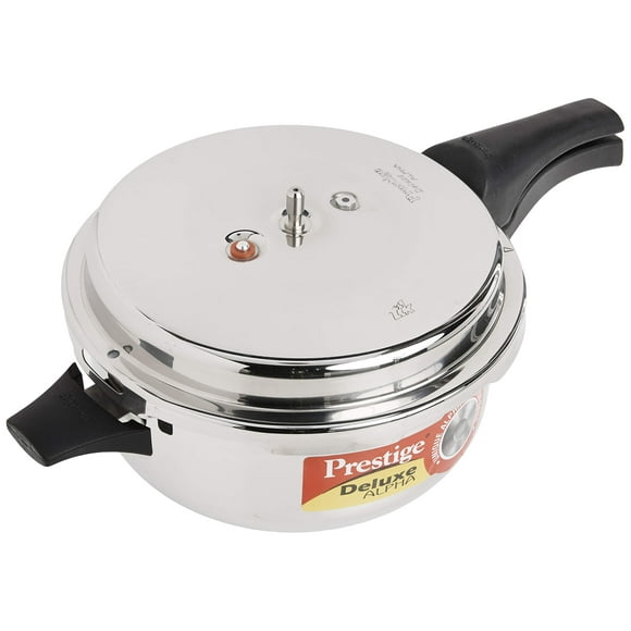 Prestige Deluxe Stainless Steel Deep Pressure Pan 5 liters