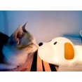 thumbnail image 4 of Luz Nocturna Led Para Niños, Lindo Cachorro/Gato/Alce Lámpara De Guardería Para Bebés De Silicona Suave: Recargable Por USB, Temperatura De Color Y Brillo Ajustables, Blanco Y Cálido, 4 of 5