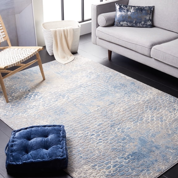 Safavieh Lagoon Celina Abstract Area Rug, Gray/Blue, 5'5" x 7'7"
