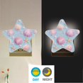 thumbnail image 4 of Star Night Light Auto On/Off Plug-in Wall Light with Light Sensor Warm White LED for Home Party Seashells and Pearls Pattern, 4 of 6