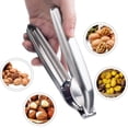 thumbnail image 1 of Stainless Steel Chestnut Opener Nut Hazelnut Walnut Shell Cracker Clip Kitchen Tool Gadget Accessories 304 Grade, 1 of 8