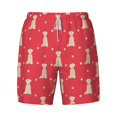 thumbnail image 4 of Lsque Mens Swim Trunks Labrador Retriever Dog Pattern - Bathing Suit Compression Liner - Beach Swim Shorts Swimwear - (S-3XL) - Stretch Quick Dry -XX-Large, 4 of 9