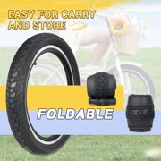 Zukka 2-Pack 20x2.2 Inch Mountain Bike Tires with 2 Inner Tubes - Foldable, Puncture Resistant, MTB Tire Set for E-Bike Off-Road Biking